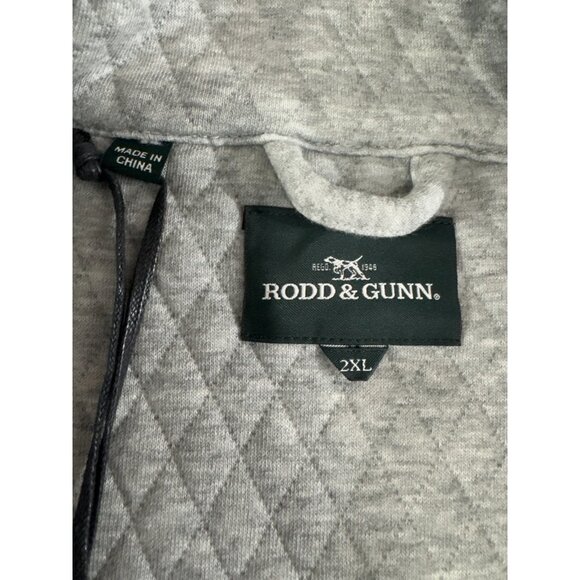 Rodd & Gunn Skipjack Pass Quilted Fleece Jacket size 2XL color grey NWT - Picture 10 of 10